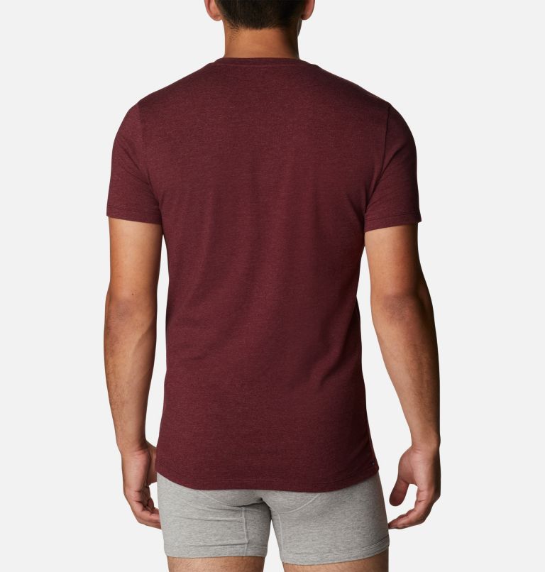 Men's Tri-Blend Crew Neck Tee (3 pack), Color: Blk/Port/India, image 11