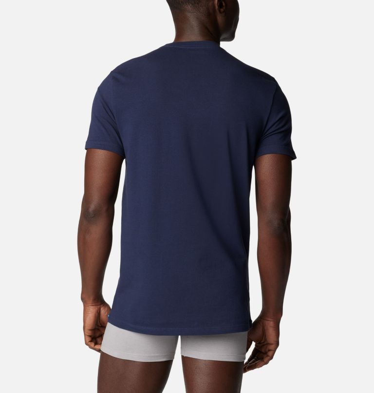 Men's Performance Cotton Stretch Crew - 3pk, Color: Black, Grey Htr, C. Navy, image 6