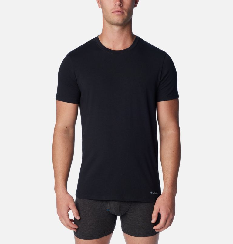3pk Cotton Stretch Crew Tee, Color: Blk/Gry/Wht, image 9