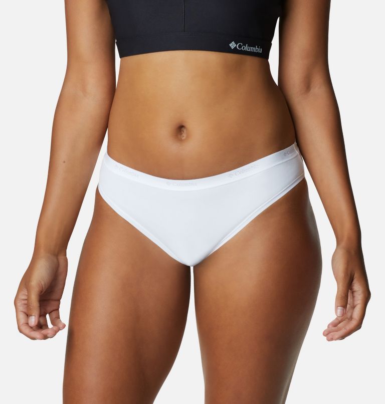 Women's Stretch Cotton Bikini - 3 Pack, Color: White/Nude/Black, image 3