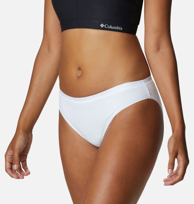 Women's Stretch Cotton Bikini - 3 Pack, Color: White/Nude/Black, image 6