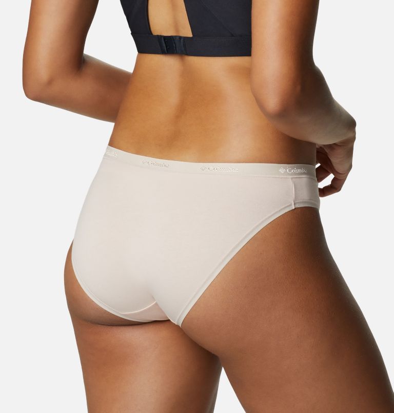 Women's Stretch Cotton Bikini - 3 Pack, Color: White/Nude/Black, image 8