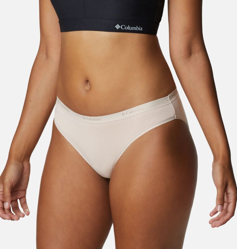 Women's Stretch Cotton Bikini - 3 Pack, Color: White/Nude/Black, image 10