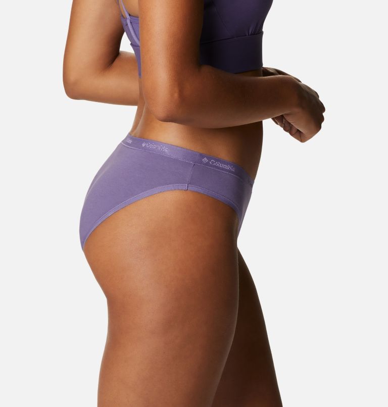 Women's 4-Way Stretch Cotton Bikini - 3 Pack, Color: Twilight/Plum Purple/Noctural, image 9