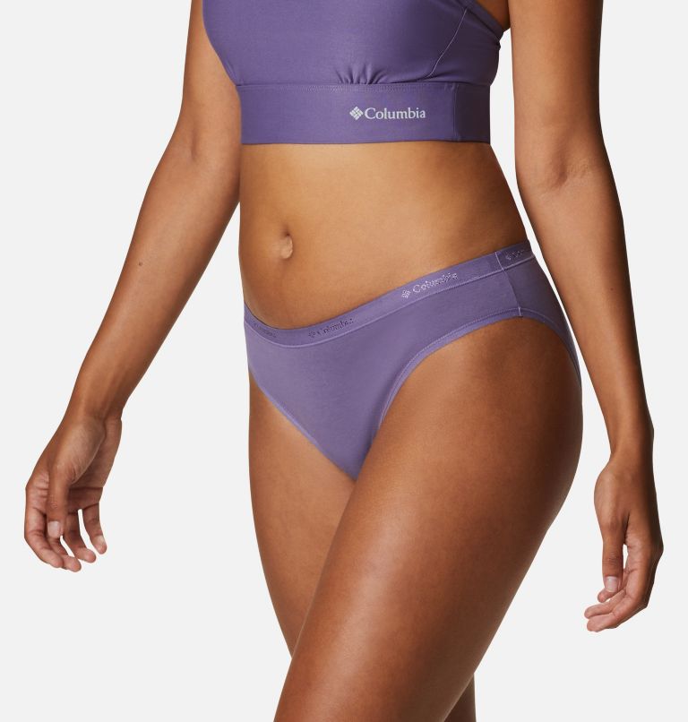 Women's 4-Way Stretch Cotton Bikini - 3 Pack, Color: Twilight/Plum Purple/Noctural, image 10