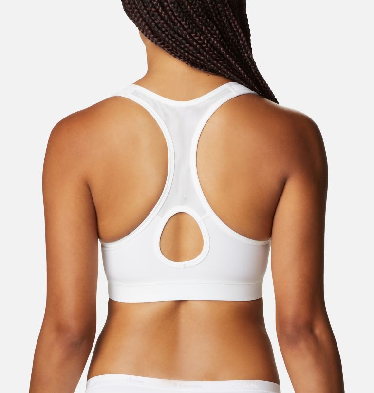 Thumbnail: Women's Molded Cup Bra - High Support, Color: White, image 4