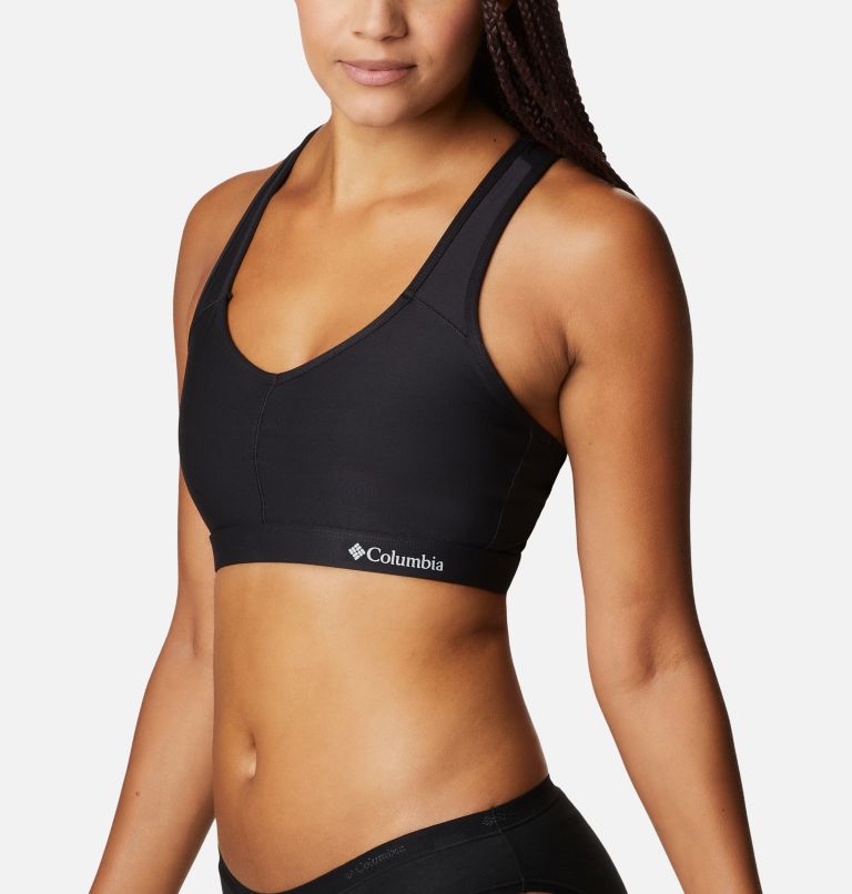 Columbia 1 Pack Classic Racer-Back Logo Bra Omni Wick, Black, Small :  : Clothing, Shoes & Accessories