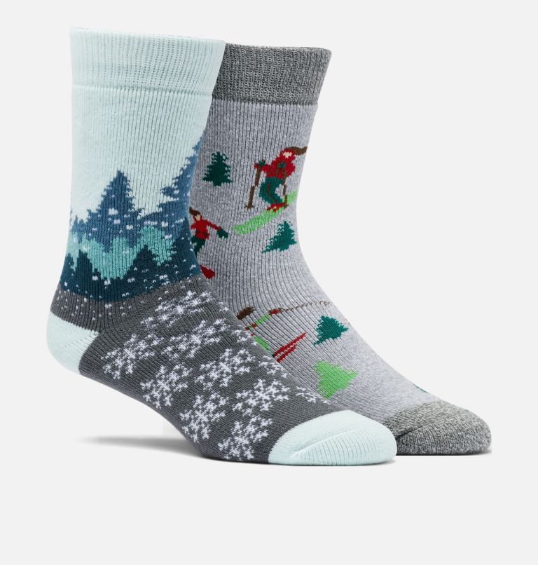 Women's Snow Day Medium Weight Thermal Socks 2 Pack Columbia Sportswear