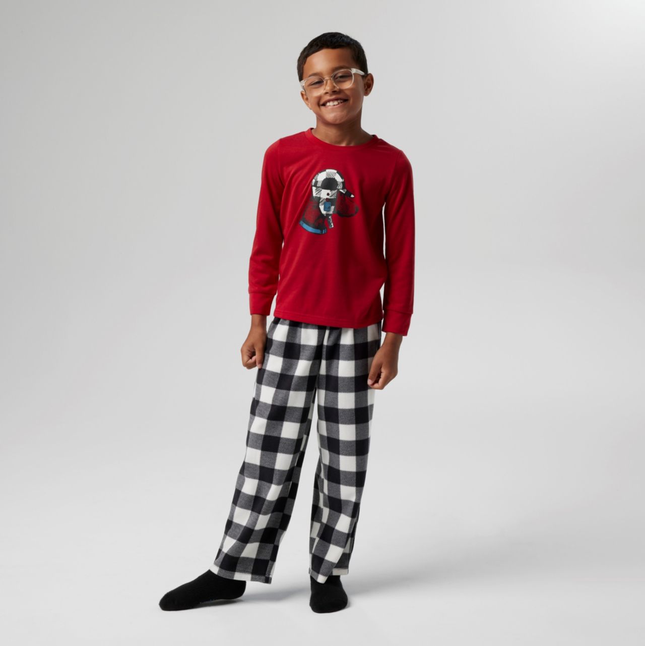 Kids' Fleece Pajamas Set 1