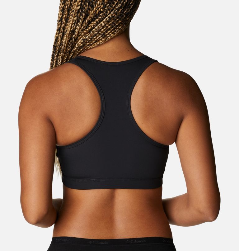 Women's Racer Back Logo Bra - Medium Impact