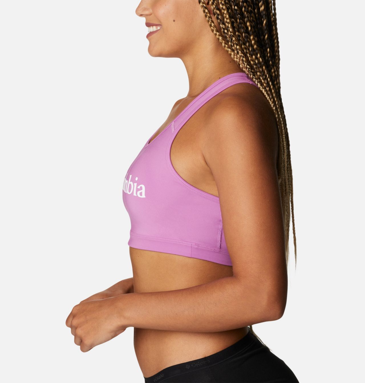 Women's Racer Back Logo Bra - Medium Impact 5