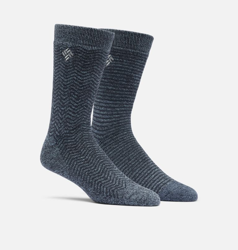 Men's Pattern MW Thermal 2PK Sock | 425 | O/S, Color: Columbia Navy, image 1