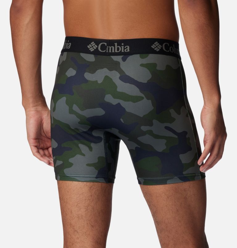 Thumbnail: Men's Printed 360 Stretch 3-Pack Boxer Brief, Color: Camo/Black/Stone Green, image 2