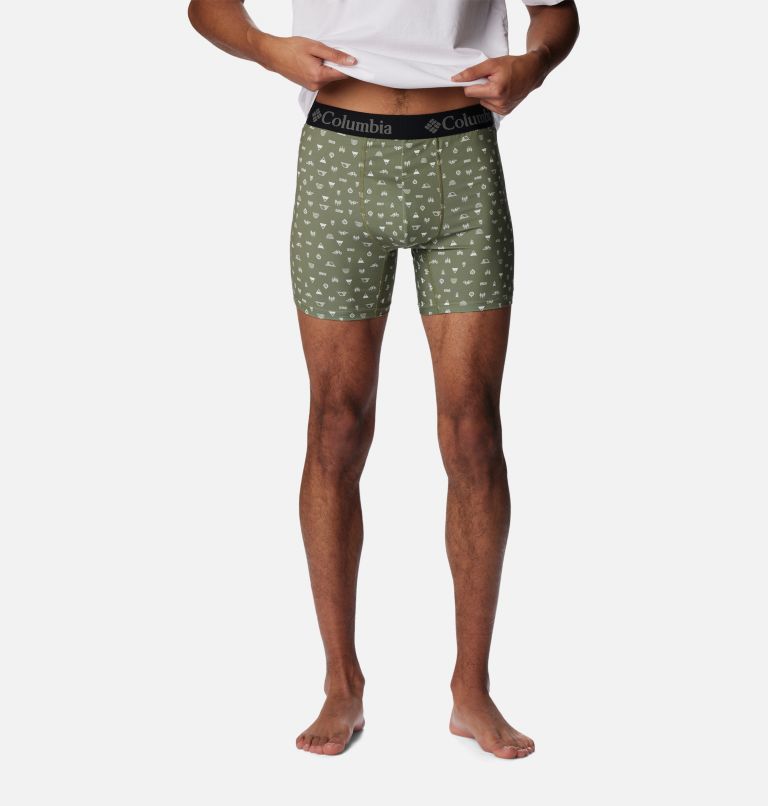 Mens Printed 360 Stretch 3-Pack Boxer Br, Color: Camo/Black/Stone Green, image 5