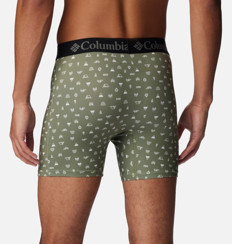Thumbnail: Men's Printed 360 Stretch 3-Pack Boxer Brief, Color: Camo/Black/Stone Green, image 6
