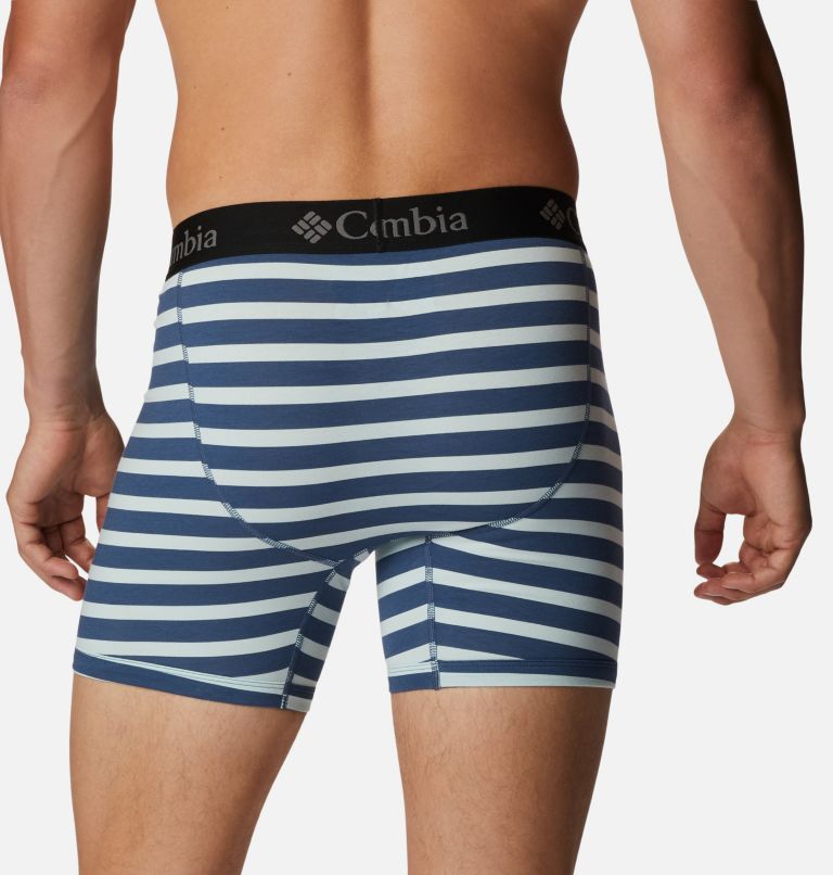 Columbia, Underwear & Socks, Columbia Mens 3 Pack High Performance  Stretch Boxer Briefs Xl Multi No Fly Nib