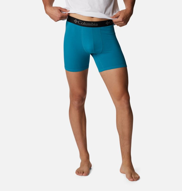 Columbia 3-pack Stretch Boxer Briefs In Jet/ Clgnv/ Stone