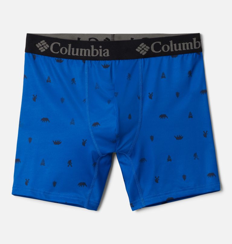 Men's Printed 360 Stretch 3-Pack Boxer Brief, Color: Collegiate Navy/Mountain Red/Jet Stream, image 2