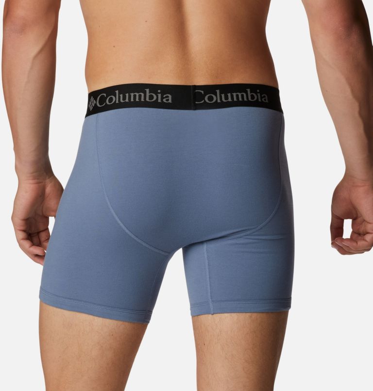 Men's Printed 360 Stretch 3-Pack Boxer Brief, Color: Collegiate Navy/Mountain Red/Bluestone, image 8