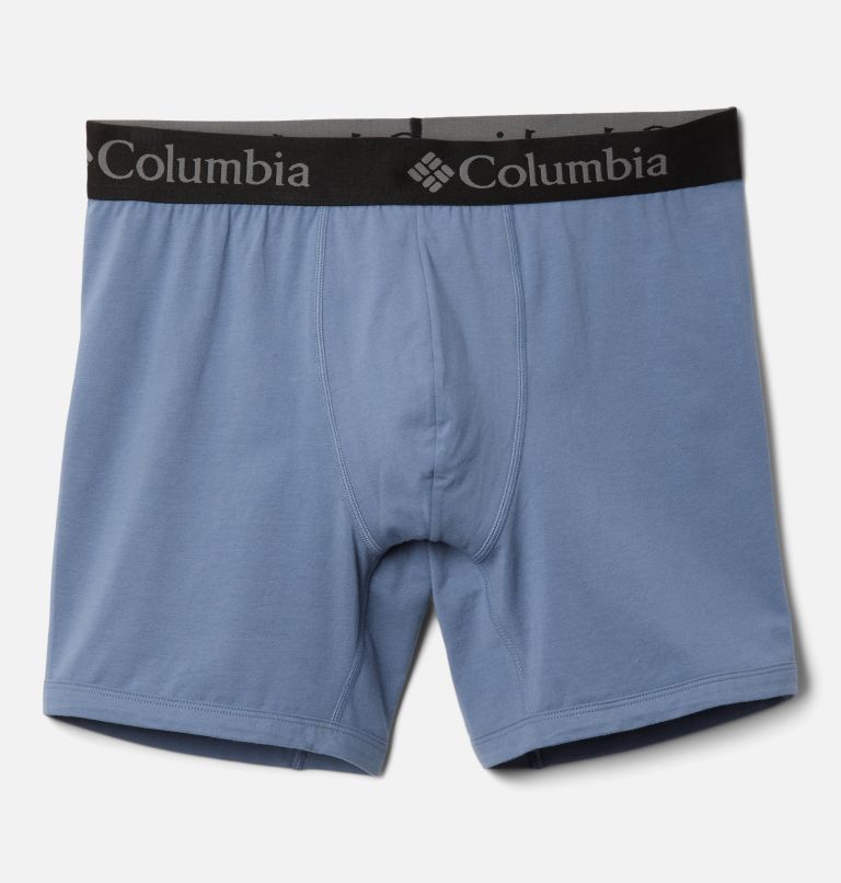 Men's Printed 360 Stretch 3-Pack Boxer Brief, Color: Collegiate Navy/Mountain Red/Bluestone, image 2