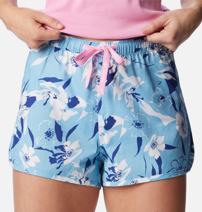 Women's Tank and Shorts Sleep Set, Color: Bright Rose/Vista Blue, image 5