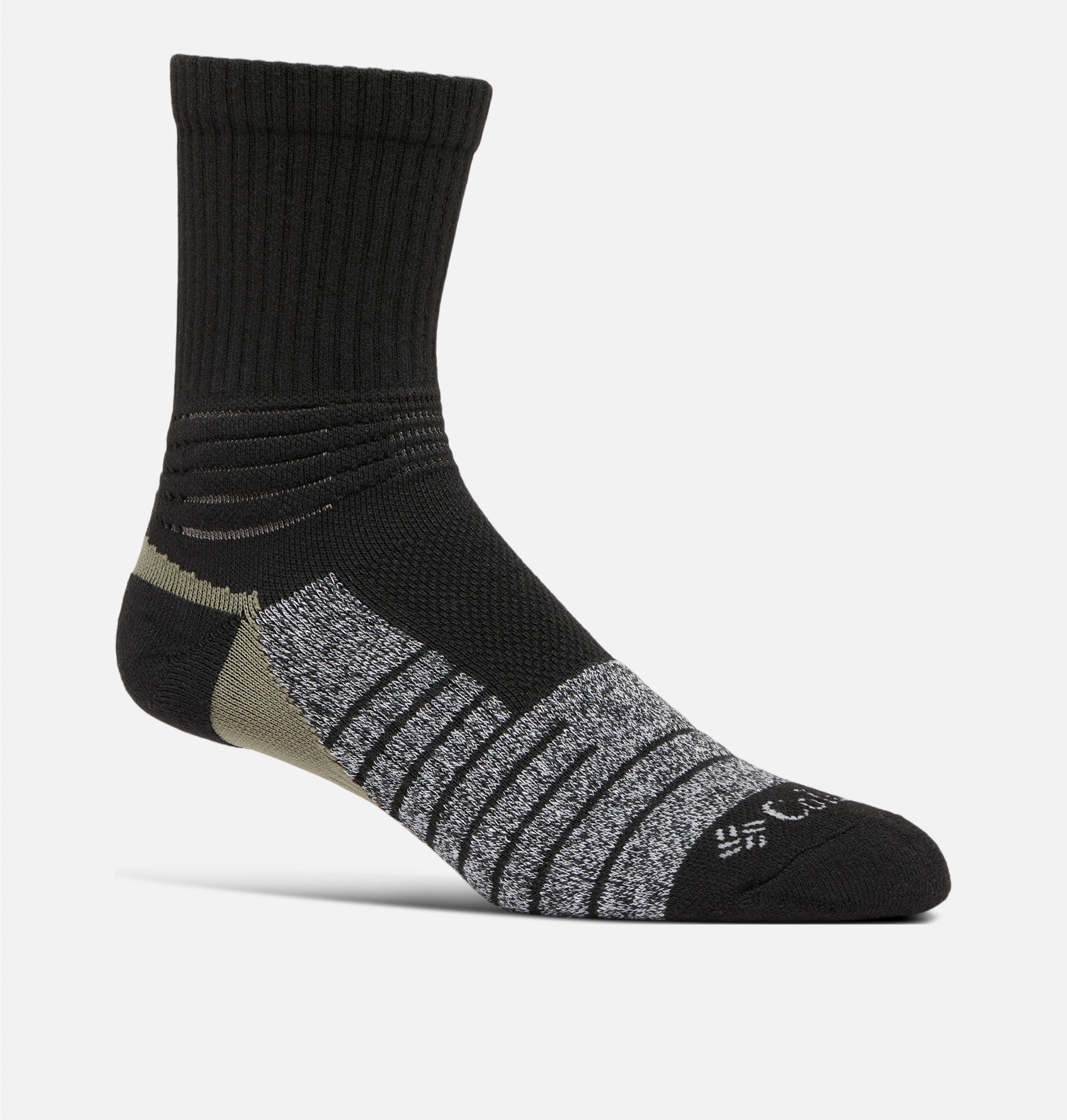 Columbia Men's Active Crop Crew Lightweight Socks. 1