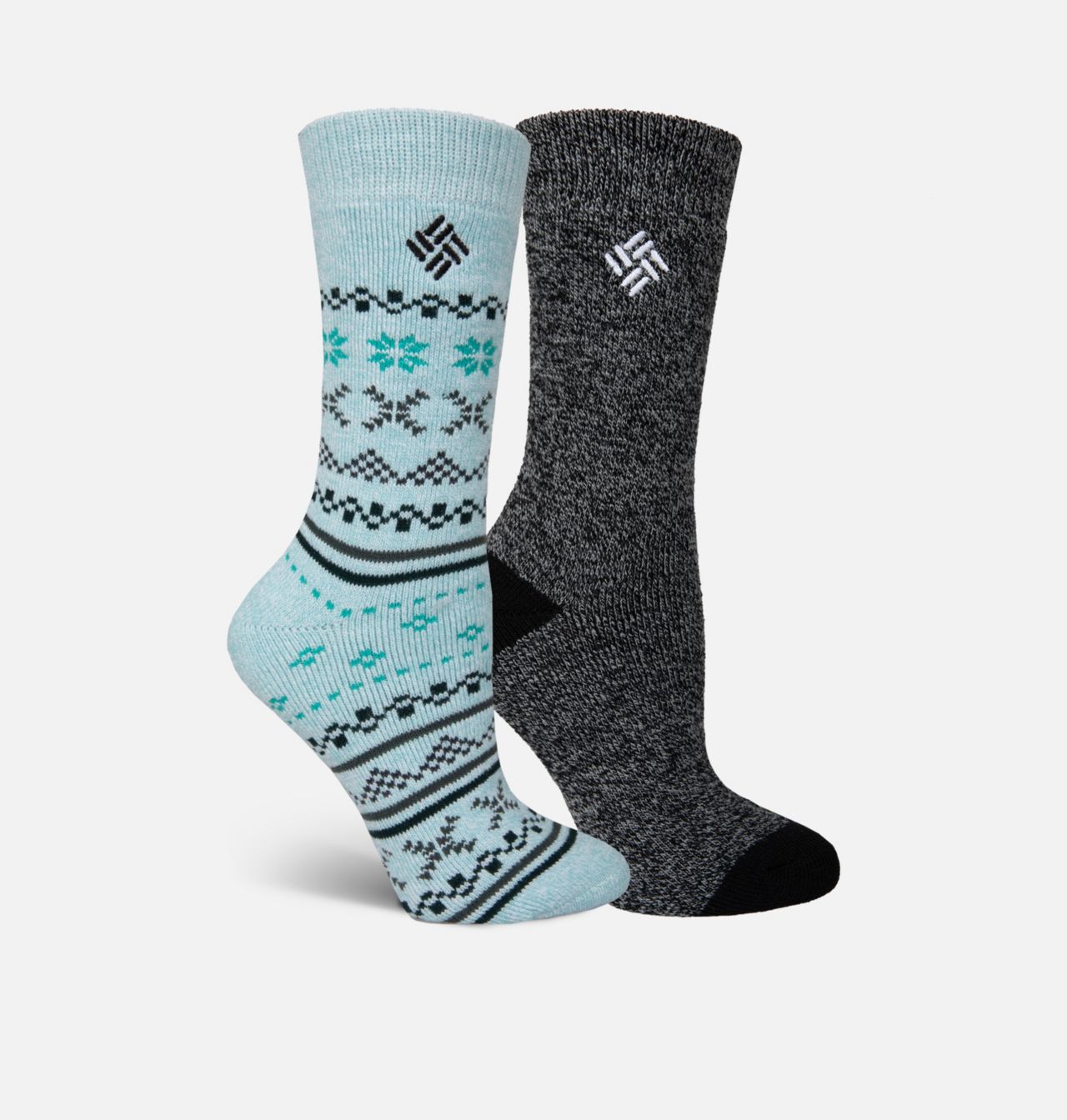Women's MW Fair Isle 2Pk Thermal Sock 1