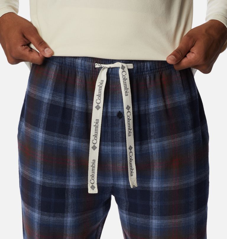 Men's Flannel Pant, Color: Navy Willow Plaid, image 4