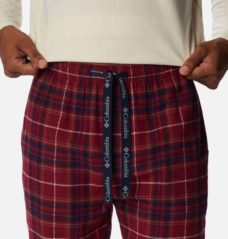 Men's Flannel Pant, Color: Red Jasper Forest Plaid, image 4