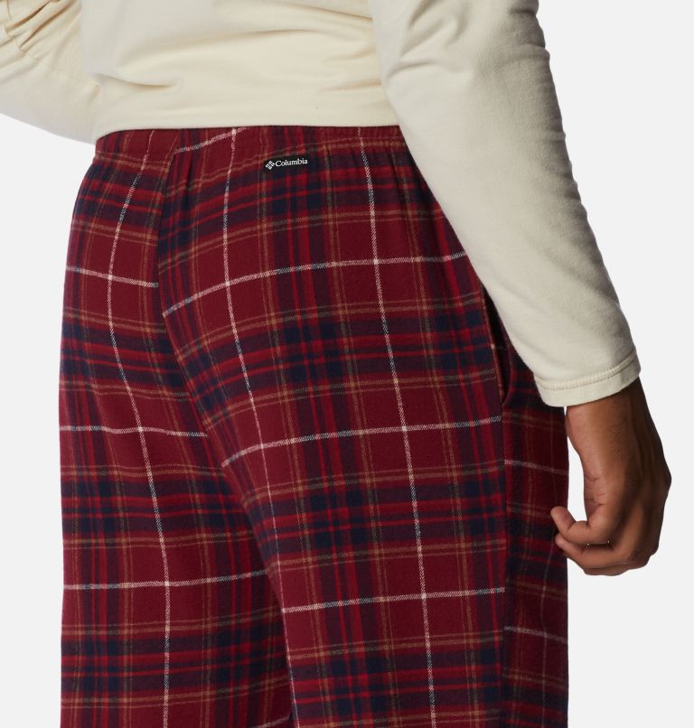 Men's Flannel Pant, Color: Red Jasper Forest Plaid, image 5