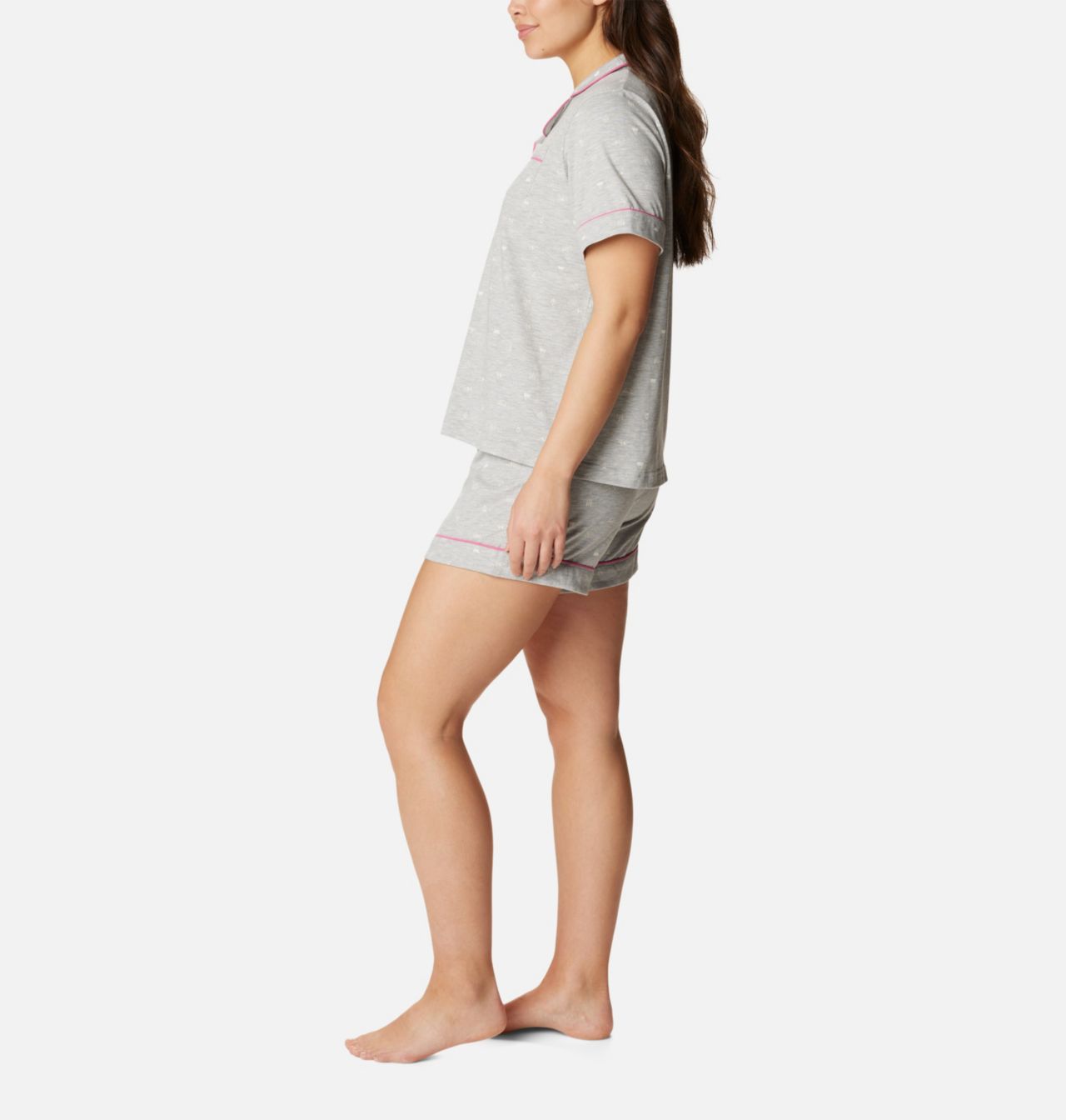 Women's Jersey Notch Collar PJ Set 3