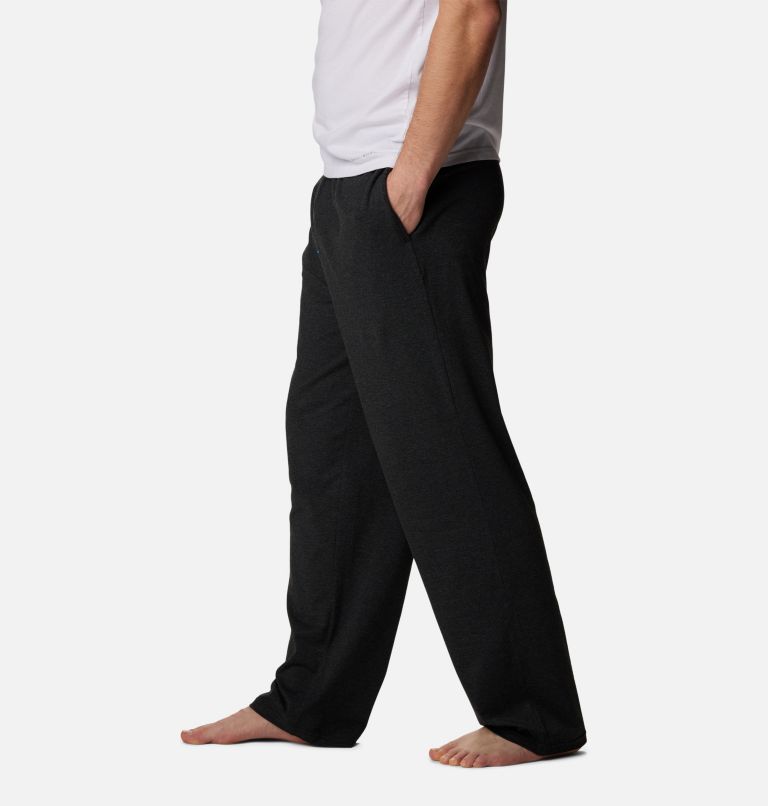 Men's Performance Cotton-Blend Sleep Pants, Color: Black Heather, image 3