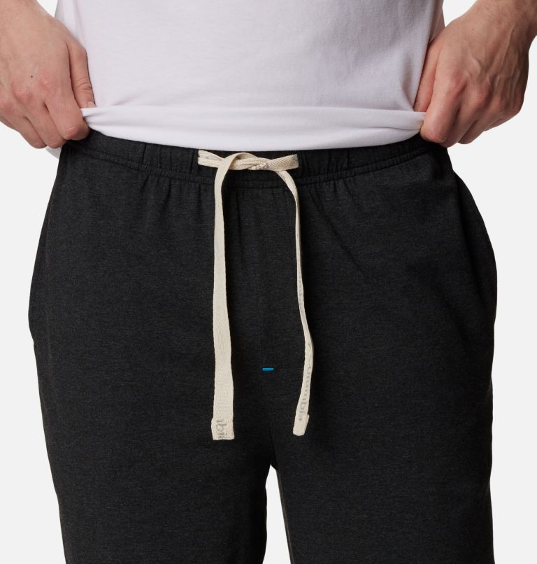 Men's Performance Cotton-Blend Sleep Pants, Color: Black Heather, image 4