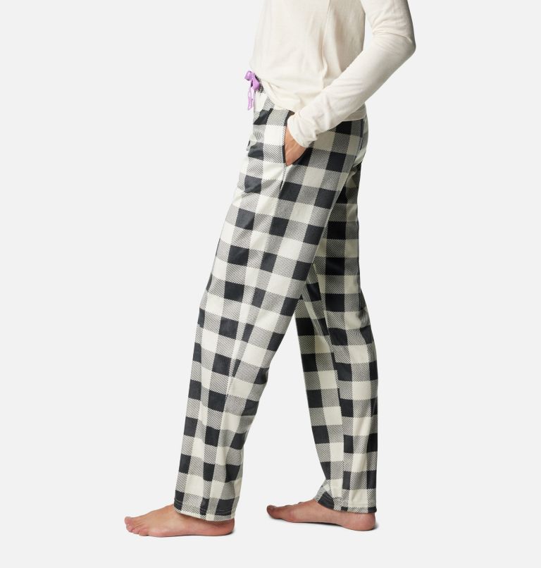 Women's Minky Fleece Plaid PJ Pants