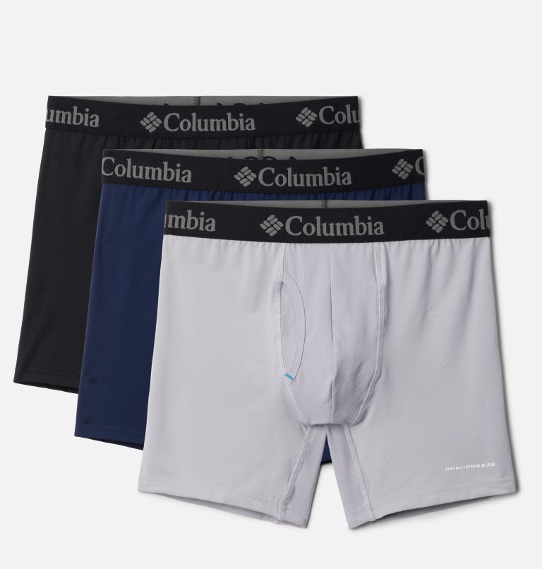 3 Pack Cool Comfort Boxer Brief, Color: Collegiate Navy/Columbia Grey/Black, image 1