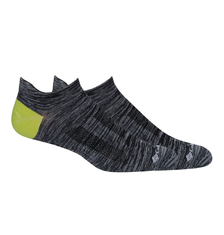 Chaussettes légères Space Dye BRR No Show pour Hommes - paquet de 2, Color: BLACK/BLACK, image 1