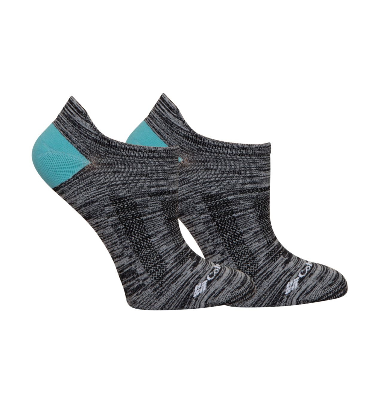 Women's Space Dye BRR No-Show Lightweight Socks - 2 Pack 1