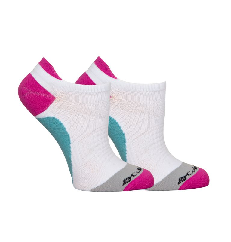 Color Block brrr No-Show Lightweight Socks - 2 Pack, Color: WHITE, image 1