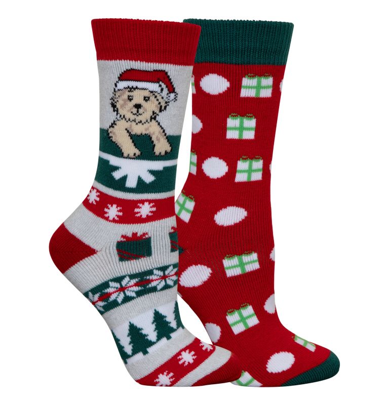 Puppy Love MW Thermal 2PK Sock | 001 | O/S, Color: Asst, image 1