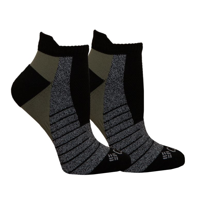 Men's Active Hike No Show Socks - 2 Pack, Color: BLACK, image 1