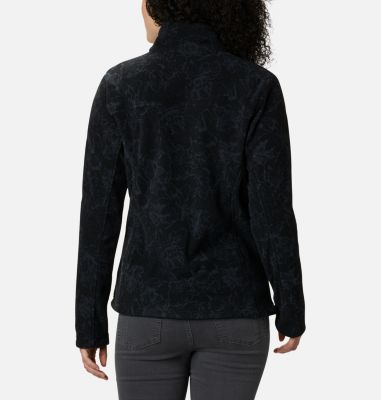 Veste Polaire Imprim&eacute;e Fast Trek&trade; Femme Fast Trek&trade; Printed Jkt | 015 | XS, Black Brushstroke Floral, back