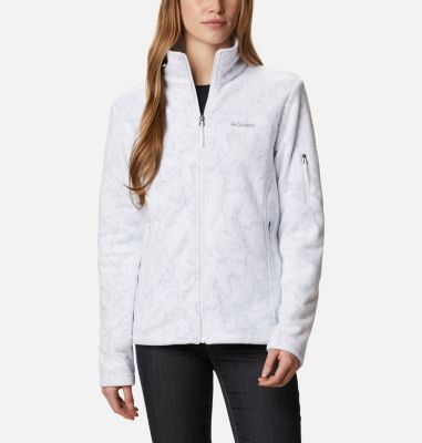 Veste Polaire Imprim&eacute;e Fast Trek&trade; Femme Fast Trek&trade; Printed Jkt | 015 | XS, White Brushstroke Floral, front