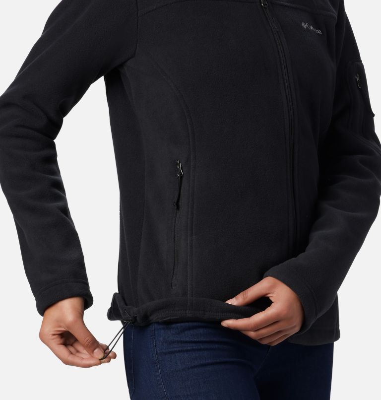 Women’s Fast Trek II Fleece Jacket, Color: Black, image 4