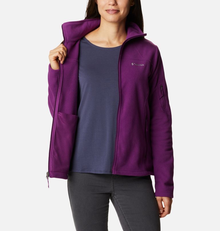 Women’s Fast Trek II Fleece Jacket, Color: Plum