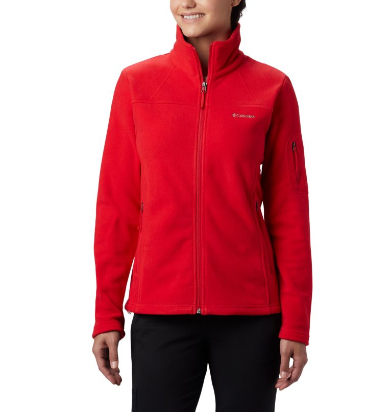 Thumbnail: Women’s Fast Trek II Fleece Jacket, Color: Red Lily, image 1