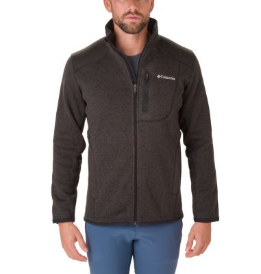 mens full zip fleece jacket