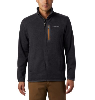 Men&rsquo;s Altitude Aspect&trade; Full Zip Fleece Jacket Altitude Aspect&trade; FZ | 419 | S, Shark, Burnished Amber, front