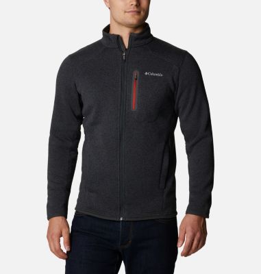 Men&rsquo;s Altitude Aspect&trade; Full Zip Fleece Jacket Altitude Aspect&trade; FZ | 419 | S, Shark Heather, Flame, front