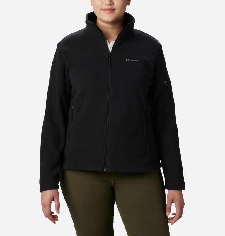 Women's Fast Trek II Fleece Jacket - Plus Size, Color: Black, image 1