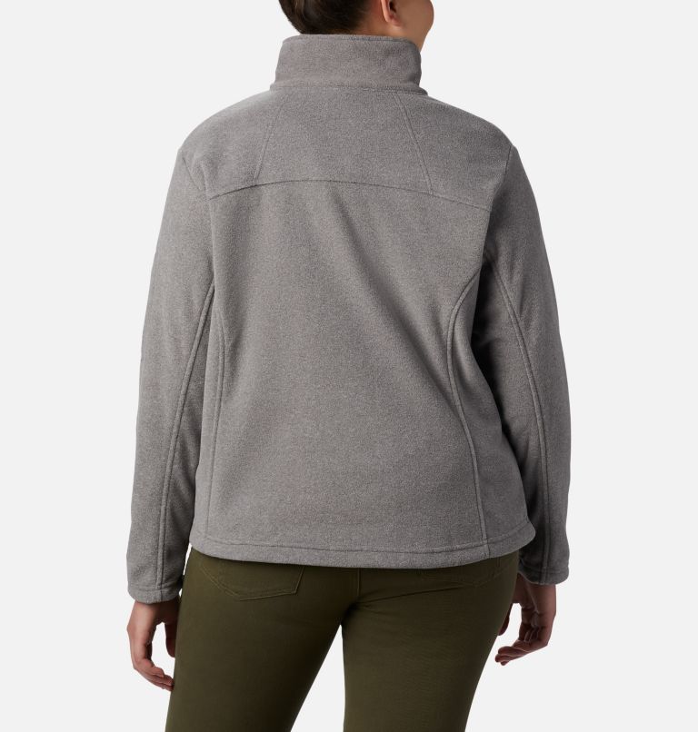 Women's Fast Trek II Fleece Jacket - Plus Size, Color: City Grey Heather, image 2